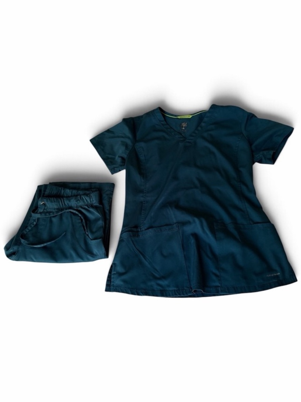Healing Hands small scrub set in teal